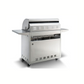 Blaze Premium LTE 40-Inch 5-Burner Propane Gas Grill With Rear Infrared Burner & Grill Lights with Cart