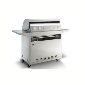 Blaze Premium LTE 40-Inch 5-Burner Propane Gas Grill With Rear Infrared Burner & Grill Lights with Cart