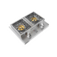 Lion Stainless Steel Drop In Gas Double Side Burner