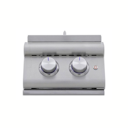 Blaze Premium LTE+ Built-In Gas Stainless Steel Double Side Burner With Lid