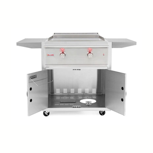 Blaze Premium LTE 30-Inch Gas Griddle With Lights with Cart