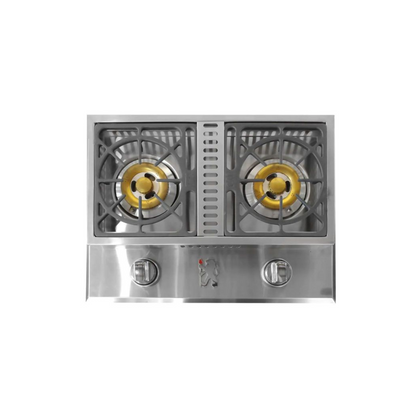 Lion Stainless Steel Drop In Gas Double Side Burner
