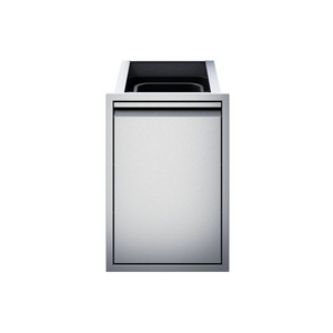 Twin Eagles 18-Inch Roll-Out Stainless Steel Trash Bin