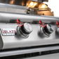 Blaze Premium LTE+ 40-Inch 5-Burner Built-In Gas Grill With Rear Infrared Burner & Lift-Assist Hood