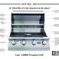 Lion 32-Inch Stainless Steel Free Standing Grill - L60000