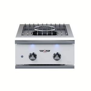 Delta Heat 22-Inch Built-In Power Burner - White Control Panel