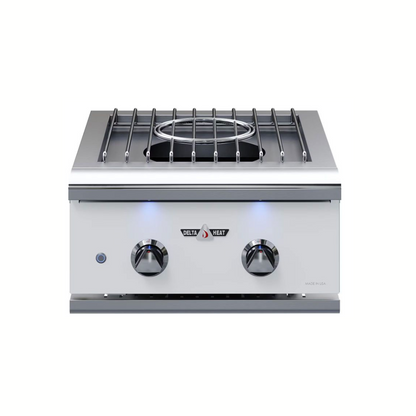 Delta Heat 22-Inch Built-In Power Burner - White Control Panel