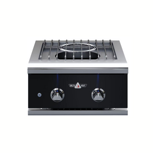 Delta Heat 22-Inch Built-In Power Burner - Black Control Panel