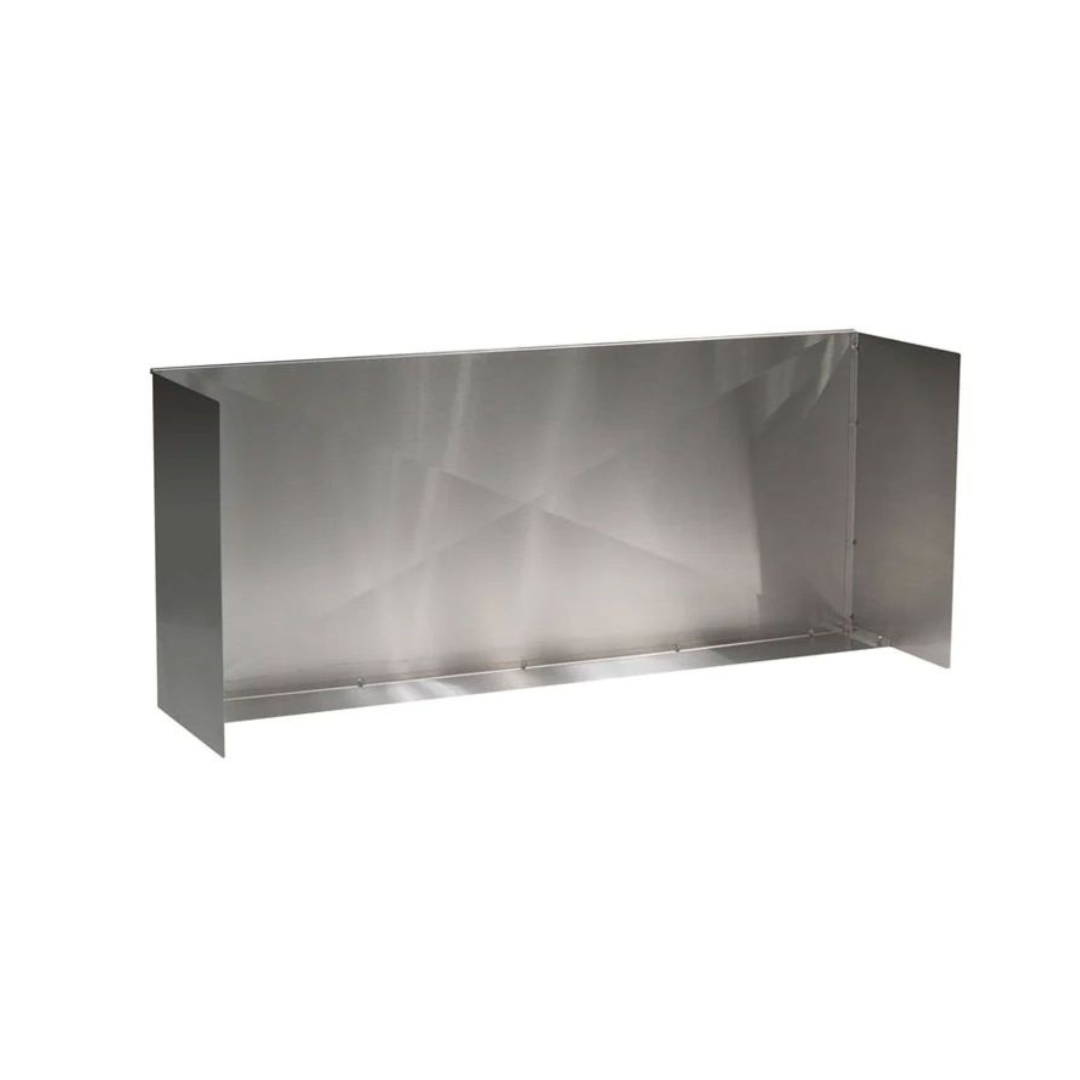 TrueFlame 48-Inch Stainless Steel Wind Guard - Fits 36-44" Grills