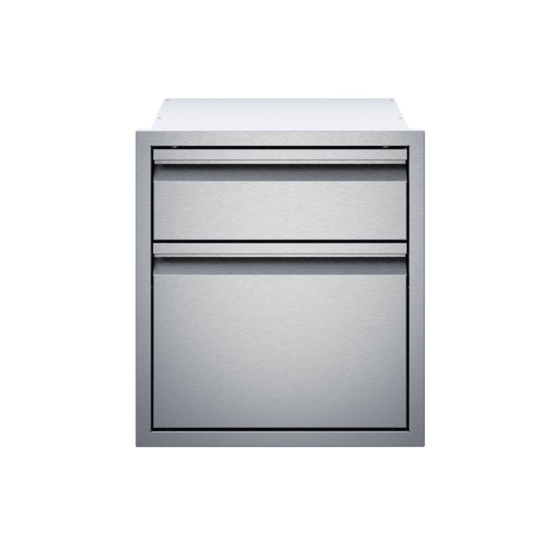 Twin Eagles 19-Inch Stainless Steel Double Access Drawer