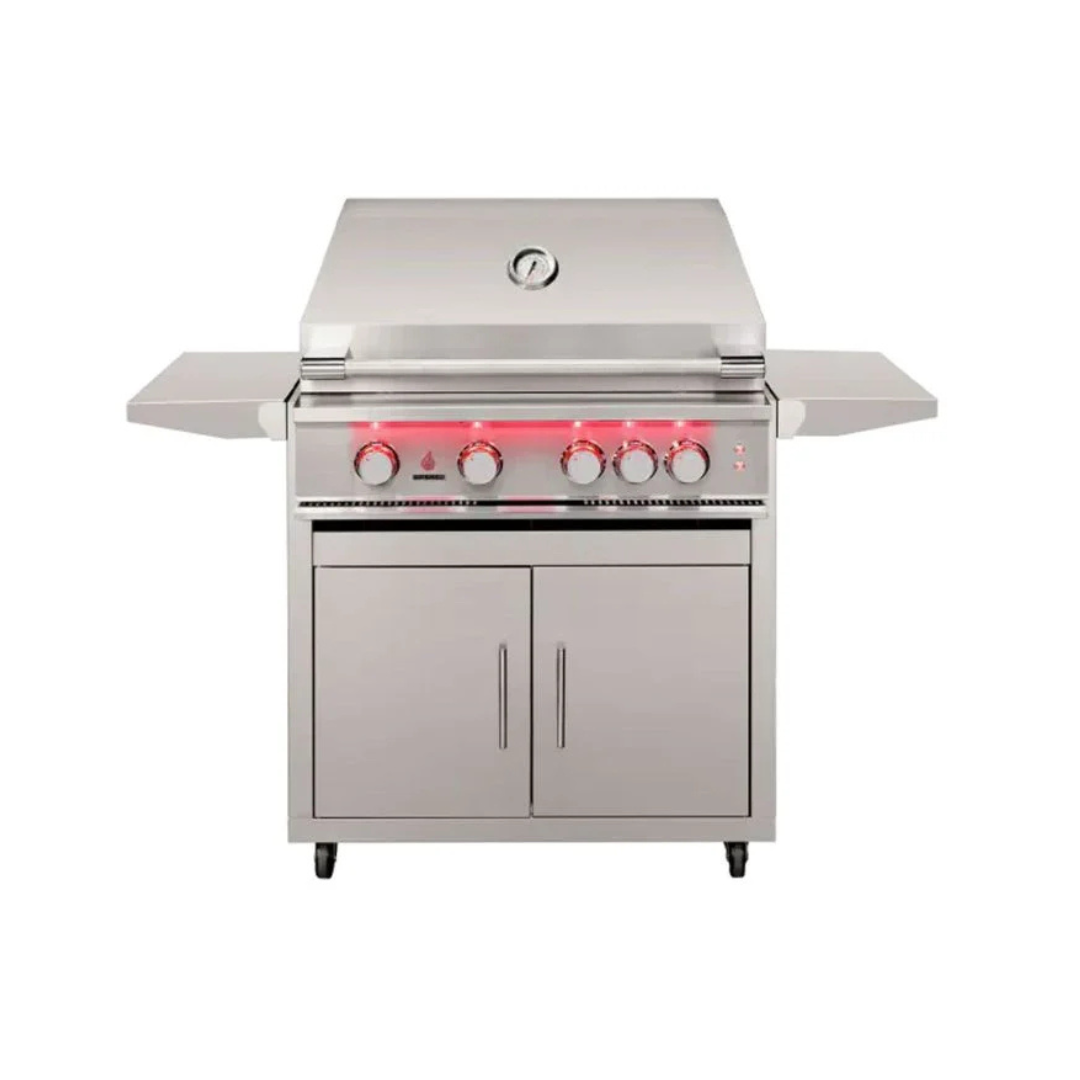 TrueFlame 32-Inch 4-Burner Freestanding Gas Grill