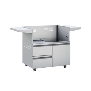 Twin Eagles Grill Cart For 36-Inch Gas Grills With Two Storage Drawers & One Access Door