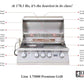 Lion 32-Inch Stainless Steel Free Standing Grill - L75000