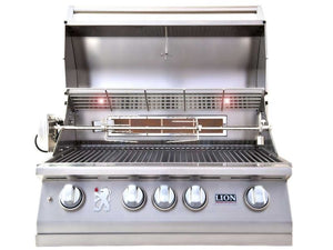 Lion 32-Inch Stainless Steel Built-In Grill - L75000