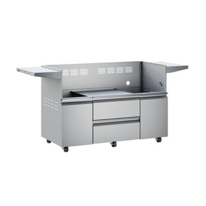 Twin Eagles Grill Cart For 54-Inch Gas Grill With Two Storage Drawers & Two Access Doors