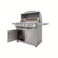 Blaze Premium LTE+ 40-Inch 5-Burner Propane Gas Grill With Rear Infrared Burner & Lift-Assist Hood