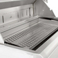 Blaze 32-Inch Built-In Stainless Steel Charcoal Grill With Adjustable Charcoal Tray