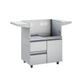 Twin Eagles 36-Inch 3-Burner Gas Grill with Sear Zone & Infrared Rotisserie Burner On Deluxe Cart