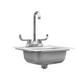 TrueFlame 15" x 15" Drop-in Sink