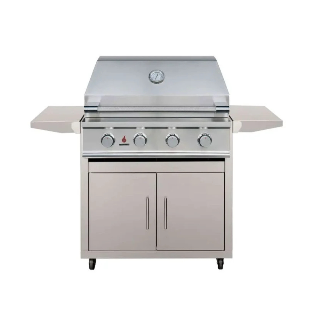 TrueFlame E Series 32-Inch 4-Burner Freestanding Gas Grill