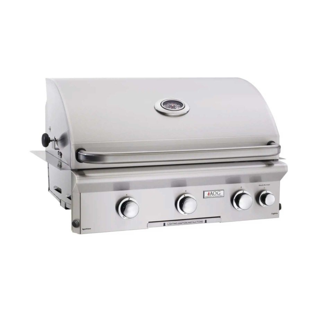 American Outdoor Grill L-Series 30-Inch 3-Burner Built-In Gas Grill With Rotisserie