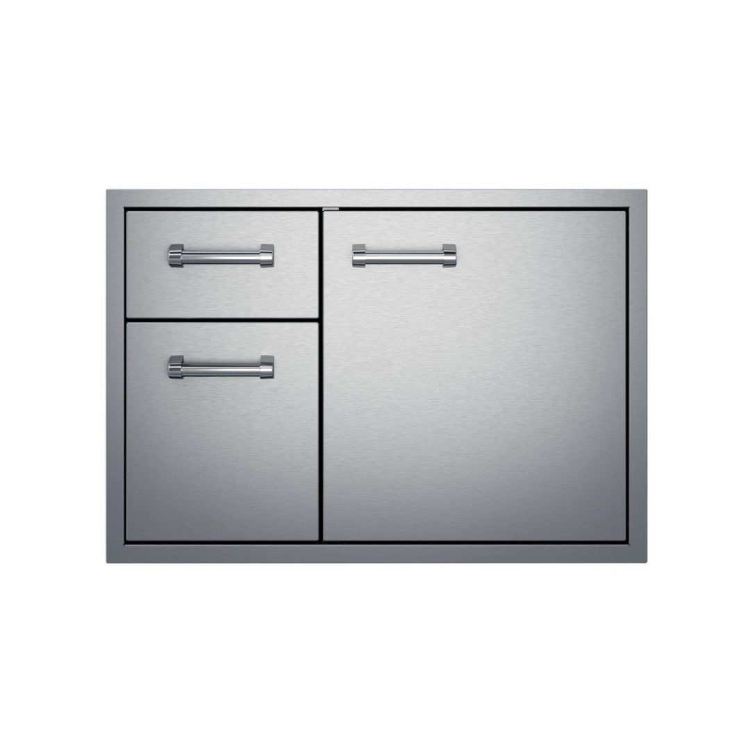 Delta Heat 30-Inch Stainless Steel Access Door & Double Drawer Combo