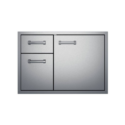 Delta Heat 30-Inch Stainless Steel Access Door & Double Drawer Combo