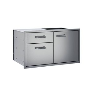 Delta Heat 36-Inch Stainless Steel Access Door & Double Drawer Combo
