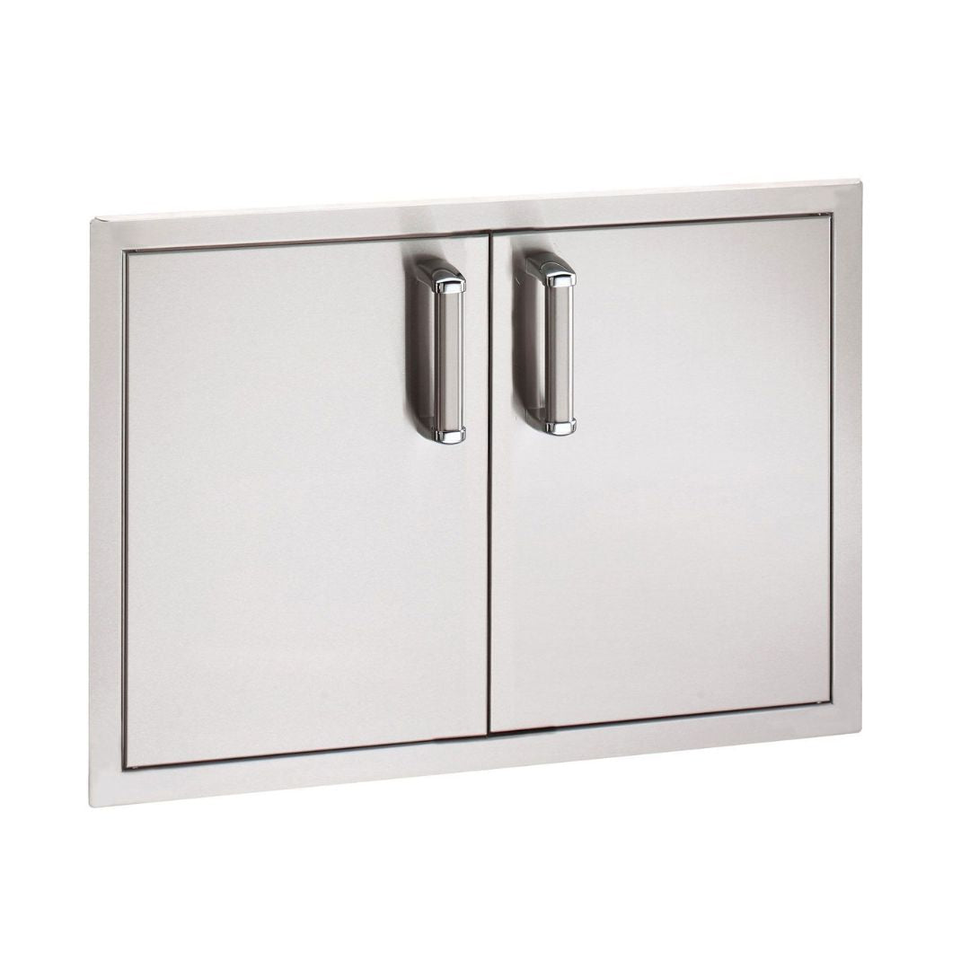 Fire Magic Premium Flush 30-Inch Double Access Door With Drawers And Propane Tank Storage With Soft Close