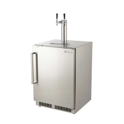 Fire Magic 24-Inch Right Hinge Outdoor Rated Dual Tap Kegerator