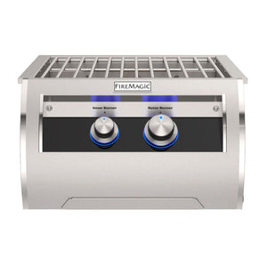 Fire Magic Echelon Diamond Gas Built-In Power Burner with Stainless Steel Grid