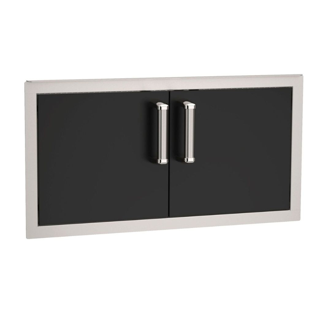 Fire Magic Echelon Flush 30 X 14-Inch Black Double Access Door With Soft Close