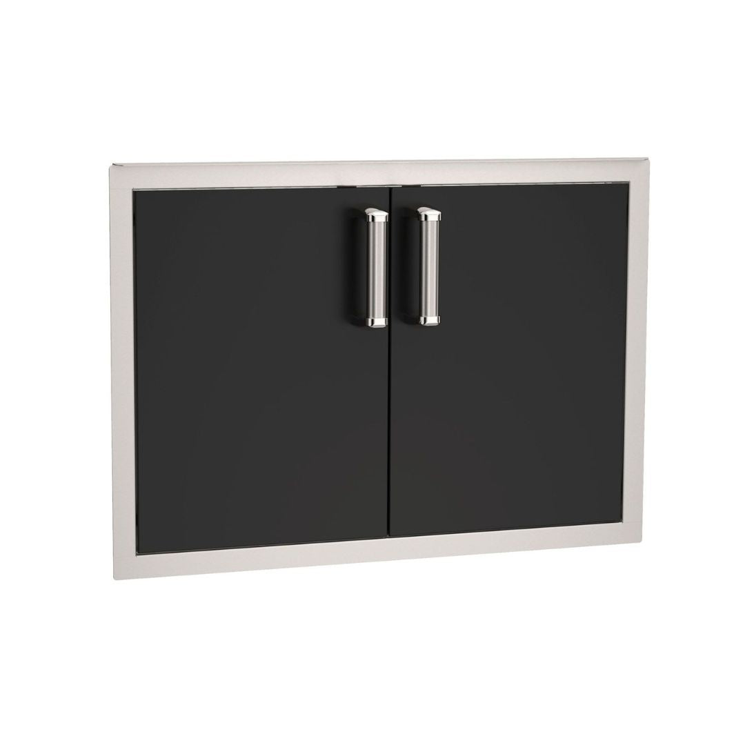 Fire Magic Echelon Flush 30 X 20-Inch Black Double Access Door With Soft Close