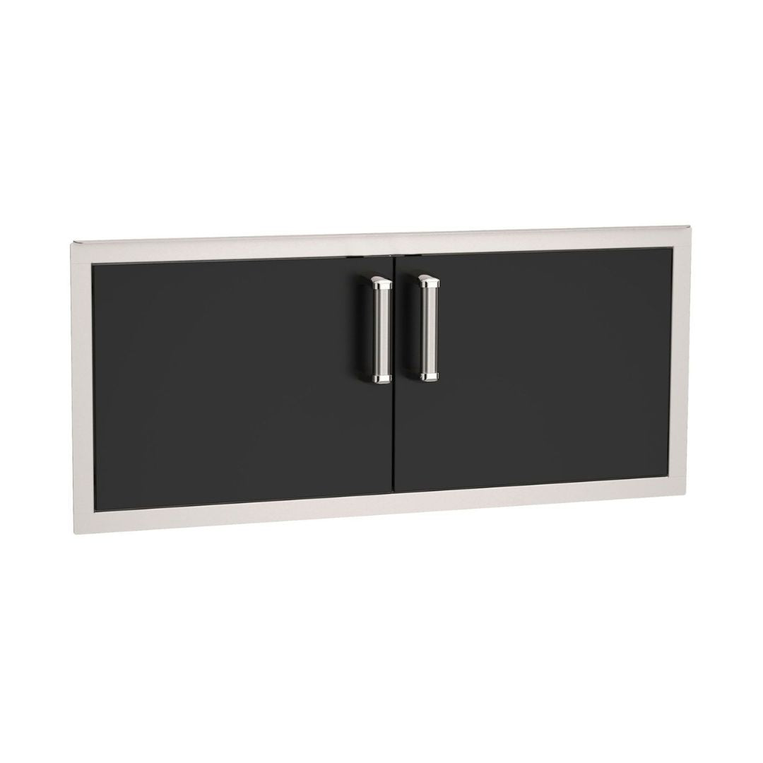 Fire Magic Echelon Flush 39-Inch Black Double Access Door With Soft Close