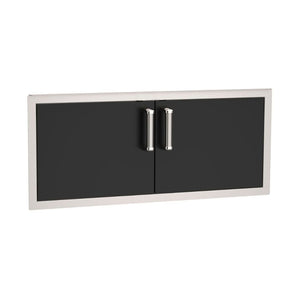 Fire Magic Echelon Flush 39-Inch Black Double Access Door With Soft Close