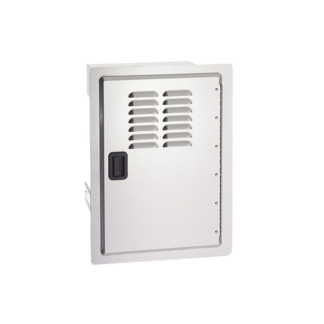 Fire Magic Legacy 14-Inch Stainless Louvered Single Access Door - Vertical