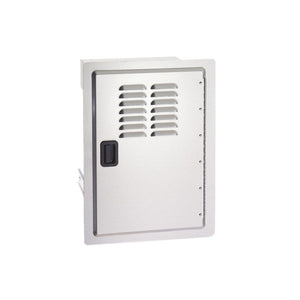 Fire Magic Legacy 14-Inch Stainless Louvered Single Access Door - Vertical