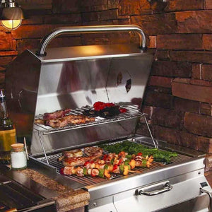 Fire Magic Legacy 24-Inch Built-In Smoker Charcoal Grill