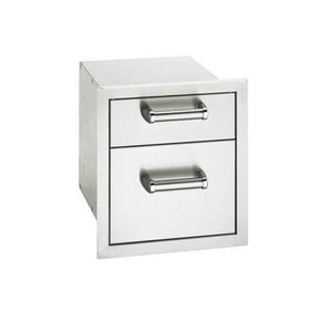 Fire Magic Premium Flush 14-Inch Double Access Drawer With Soft Close