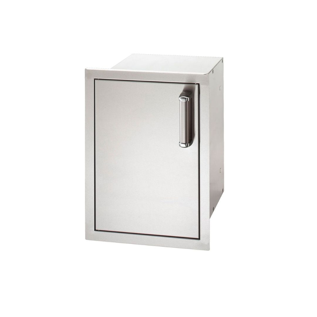 Fire Magic Premium Flush 14-Inch Left-Hinged Enclosed Cabinet Storage With Drawers With Soft Close