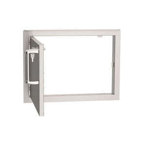 Fire Magic Premium Flush 20-Inch Left-Hinged Single Access Door - Horizontal With Soft Close