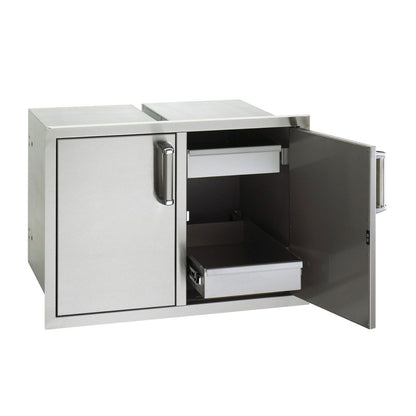 Fire Magic Premium Flush 30-Inch Enclosed Cabinet Storage With Drawers With Soft Close