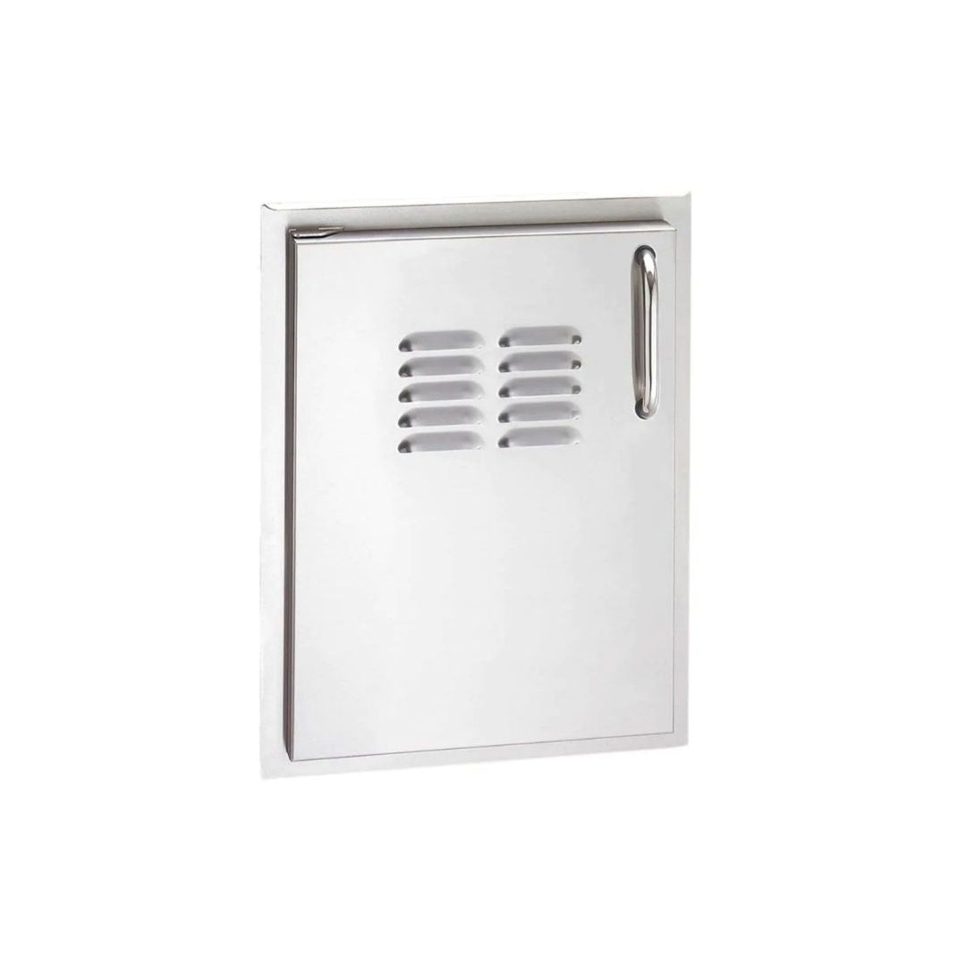 Fire Magic Select 14-Inch Left-Hinged Single Access Door with Louvers - Vertical