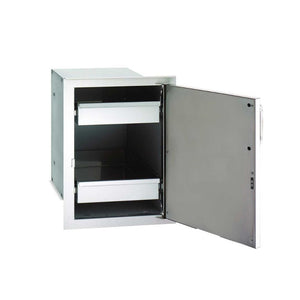 Fire Magic Select 14-Inch Right-Hinged Enclosed Cabinet Storage With Drawers
