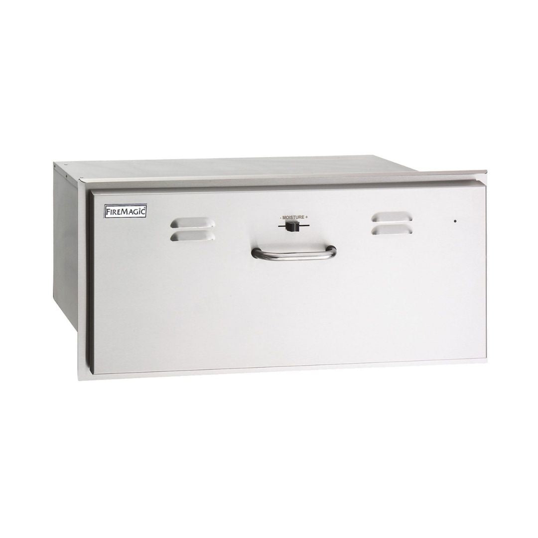 Fire Magic Select 30-Inch Built-In 110V Electric Stainless Steel Warming Drawer