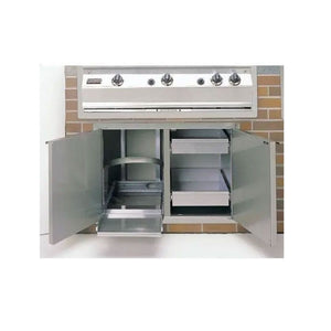 Fire Magic Select 30-Inch Double Access Door With Drawers And Trash Bin Storage