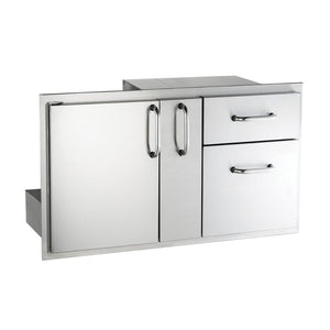 Fire Magic Select 36-Inch Access Door With Platter Storage And Double Drawer