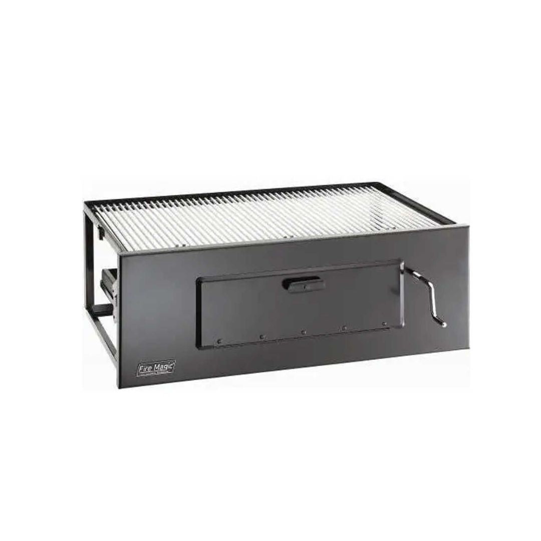 Fire Magic Lift-A-Fire Built-In Charcoal Grill - Small