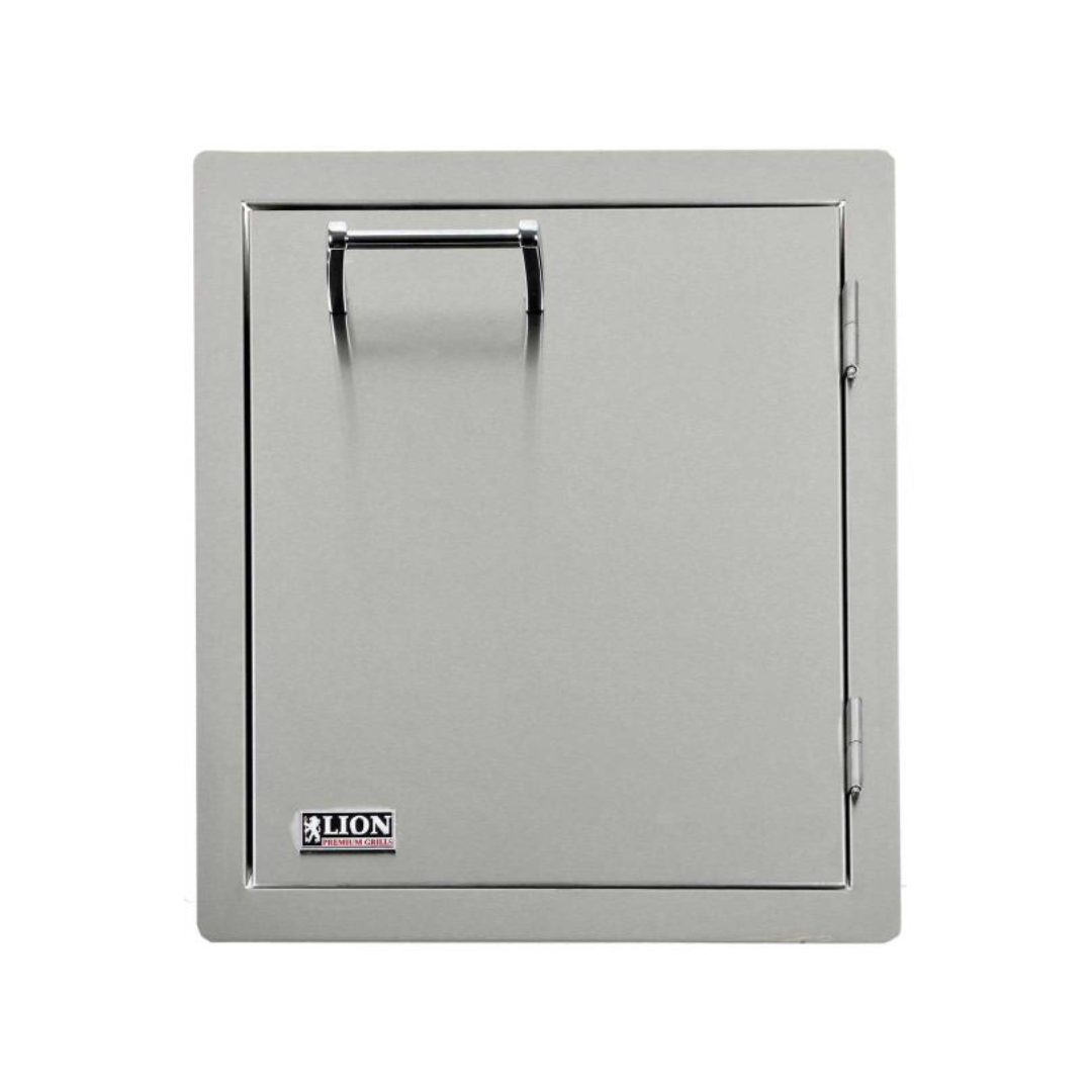 Lion 17-Inch Access Door With Towel Rack - Vertical
