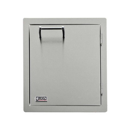 Lion 17-Inch Access Door With Towel Rack - Vertical